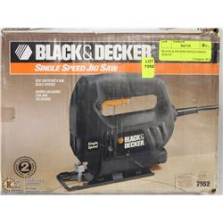 BLACK & DECKER SINGLE SPEED JIGSAW