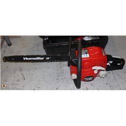 HOMELITE CHAINSAW W/ CASE