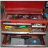 Image 1 : RED INTERNATIONAL TOOLBOX FILLED W/ VARIOUS TOOLS