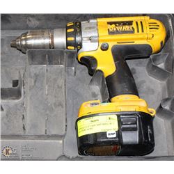DEWALT 1/2" 14.4V XRP DRILL W/ 1 BATTERY & NO