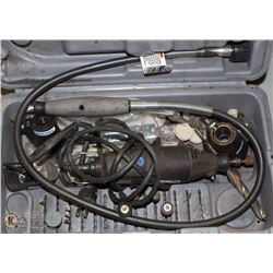 DREMEL IN CASE W/BITS AND PEN EXTENSION