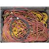 Image 1 : RUBBERMAID STORAGE BIN FULL OF HD EXT. CORDS