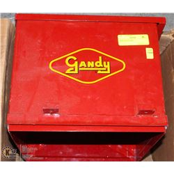 NEW GANDY BOX