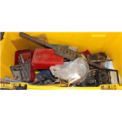 LARGE TOOLBOX FULL OF TOOLS/BITS