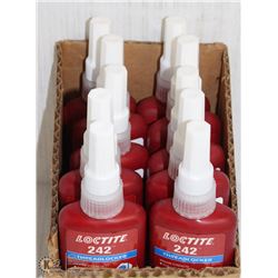 TEN 50ML BOTTLES OF LOCTITE 242 THREAD LOCKER