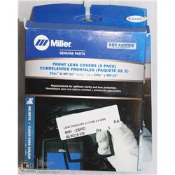 4 PACKS OF MILLER FRONT LENSE COVERS