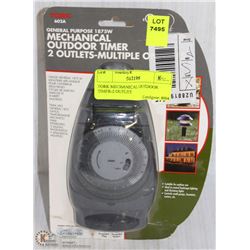TORK MECHANICAL OUTDOOR TIMER-2 OUTLET