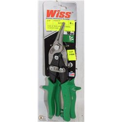 PAIR OF WISS AVIATION SNIPS- CURVED EDGE