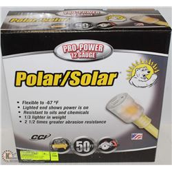 NEW 50FT PRO-POWER 12 AWG POLAR HD EXTENSION CORD