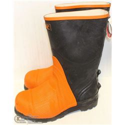 SIZE 9 STC GEO STEELTOE RUBBER WORKBOOTS