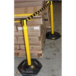 PAIR(*2 ONLY*) OF TENSA-BARRIER POSTS