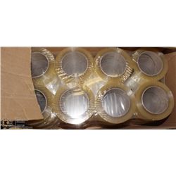 CASE OF 48 ROLLS OF 3M BOX-SEALING/PACKING TAPE