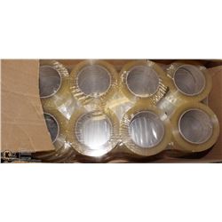 CASE OF 48 ROLLS OF 3M BOX-SEALING/PACKING TAPE