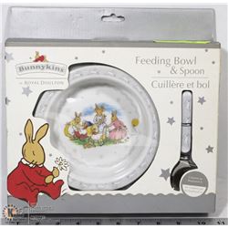NEW IN BOX ROYAL DOULTON BUNNYKINS BOWL AND SPOON
