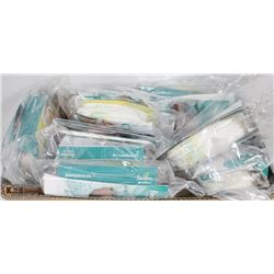 BOX OF NEW BORN DIAPERS