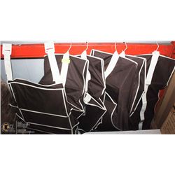 LOT OF HEAVY DUTY CLOSET ORGANIZERS