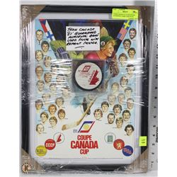 TEAM CANADA 81 GUARANTEED AUTHENTIC GAME USED PUCK