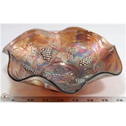 FENTON MARIGOLD CARNIVAL GLASS BOWL PATTERN