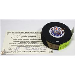 GUARANTEED AUTHENTIC SIGNED JEFF WOYWITKA OILERS