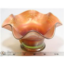 FENTON MARIGOLD CARNIVAL GLASS BLACKBERRY SPRAY