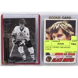 LOT OF 2 BOBBY ORR HOCKEY CARDS