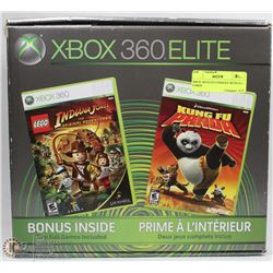 XBOX 360 ELITE CONSOLE WITH ALL CORDS