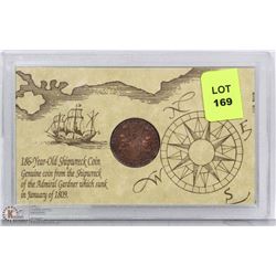 1809 SHIP WRECK FROM THE ADMIRAL GARDENER IN CASE