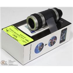 CELL PHONE TELESCOPE LENS 8X MAGNIFICATION