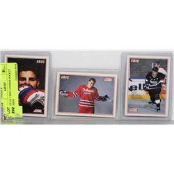 LOT OF 3 ERIC LINDROS HOCKEY CARDS