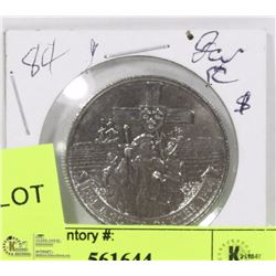 1984 JACQUES CARTIER $1 COIN