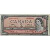 Image 1 : 1954 MODIFIED CANADIAN $2 BILL PREFIX D/U