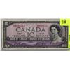 Image 1 : 1954 CANADIAN $10 MODIFIED DOLLAR BILL