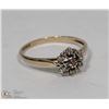 Image 1 : 10K YELLOW GOLD STARBURST RING SIZE 6.5