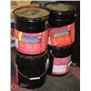 Image 1 : LOT OF FOUR 5 GAL FORTANE WOOD FLOORING URETHANE
