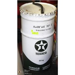 TEXACO BARRELL 55KG WITH EXTRA CAN INSIDE