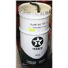 Image 1 : TEXACO BARRELL 55KG WITH EXTRA CAN INSIDE