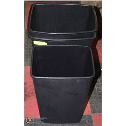 LOT OF 3 GARBAGE CAN/WASTE BASKET