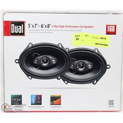 BOX WITH TWO 5X7 - 6X8 DUAL BRAND 160 WATT