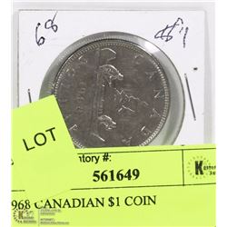 1968 CANADIAN $1 COIN