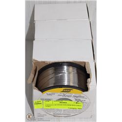 4 ROLLS OF ESAB SOLDER/WELDING WIRE