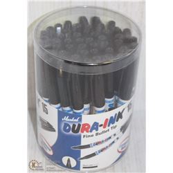 MARKALL DURA-INK BULLET-TIP PERMANENT MARKERS