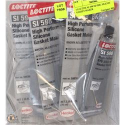 3 LOCTITE AI 598 HI-PER. SILICONE GASKET MAKER