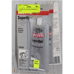 3 TUBES OF LOCTITE SUPERFLEX RTV