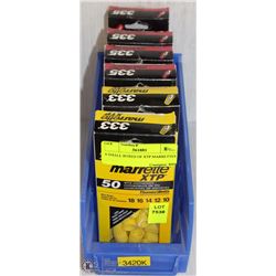 6 SMALL BOXES OF XTP MARRETTES