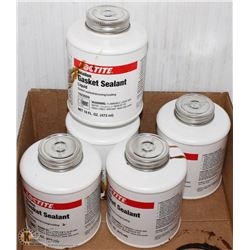 FIVE 473ML JUGS LOCTITE AVIATION GASKET SEALANT