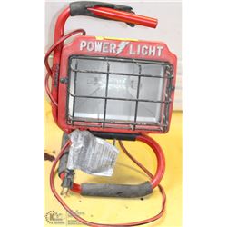 RED POWERLIGHT HALOGEN WORKLIGHT W/ ON/OFF BUTTON