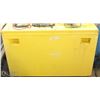 Image 1 : LARGE YELLOW  HEAVY DUTY LOCKBOX/TOOLBOX