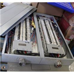 DUAL/COMBINATION PANEL PACKED WITH 15 AMP BREAKERS