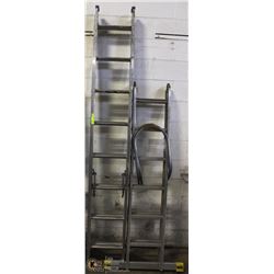 9/18 FT ALUMINIUM EXTENSION LADDER