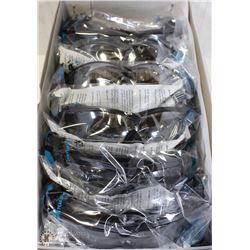 CASE OF V12 PYRAMEX V26 DARK  SAFETY GLASSES